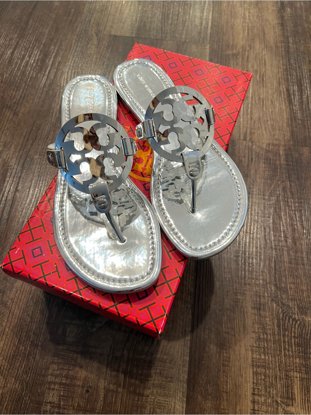 Tory Burch Miller Metallic Sandal